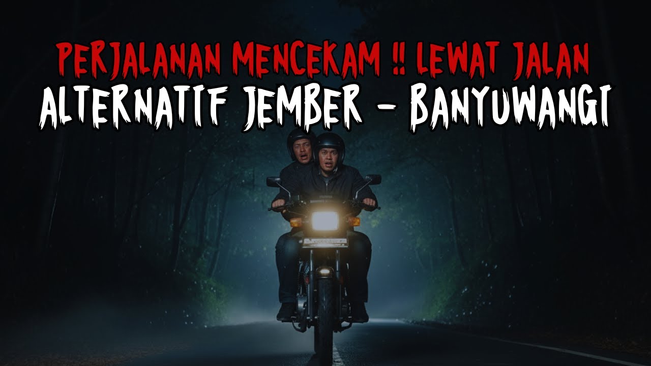 PERJALANAN MENAKUTKAN !! PENGALAMAN HOROR SARDI DAN ANTON LEWAT JALAN JEMBER - BANYUWANGI