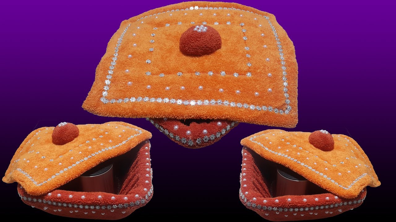 حافظة لقوري الشاي اعمليها بايدك بدون ماكنه(اعادة تدوير)