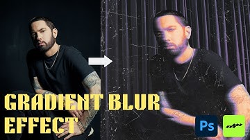Motion Blur Gradient Effect PHOTOSHOP CC Tutorial  2024 ft. @eminem Houdini