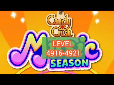 🎮 LEVEL 4916-4921 🍬 CANDY CRUSH SAGA 🍬 game 😍