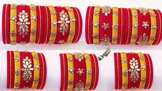 How To Make Beautiful Silk Thread Bangles | DIY | Silk Thread Bangles Set  | uppunutihome