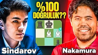 %100 Doğruluk Oraniyla Oynadi Ve Fi̇lleri̇ni̇ Kaç Kere Feda Etti̇ Sayamadim Sindarov Vs. Hikaru Nakamura
