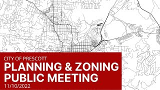 Planning and Zoning Commission Meeting - November 10, 2022