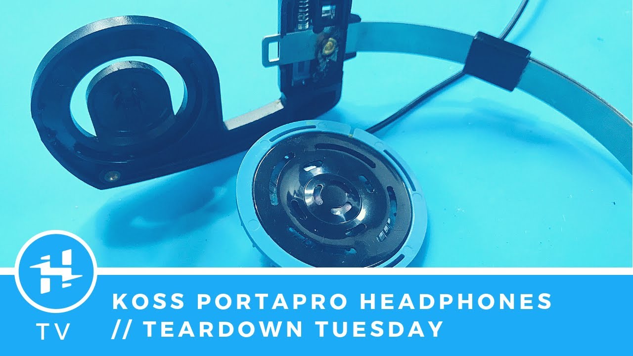 Koss PortaPro Headphones // Teardown Tuesday - YouTube
