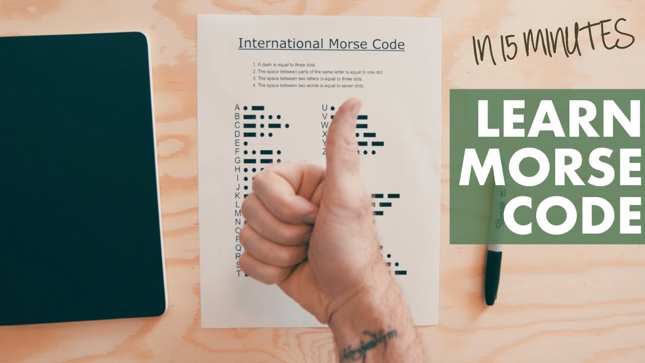 LEARN MORSE CODE from a MEMORY CHAMP in 15 minutes