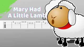 Mary Had A Little Lamb - Kids Song Guitar