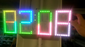 Часы на ws2812b