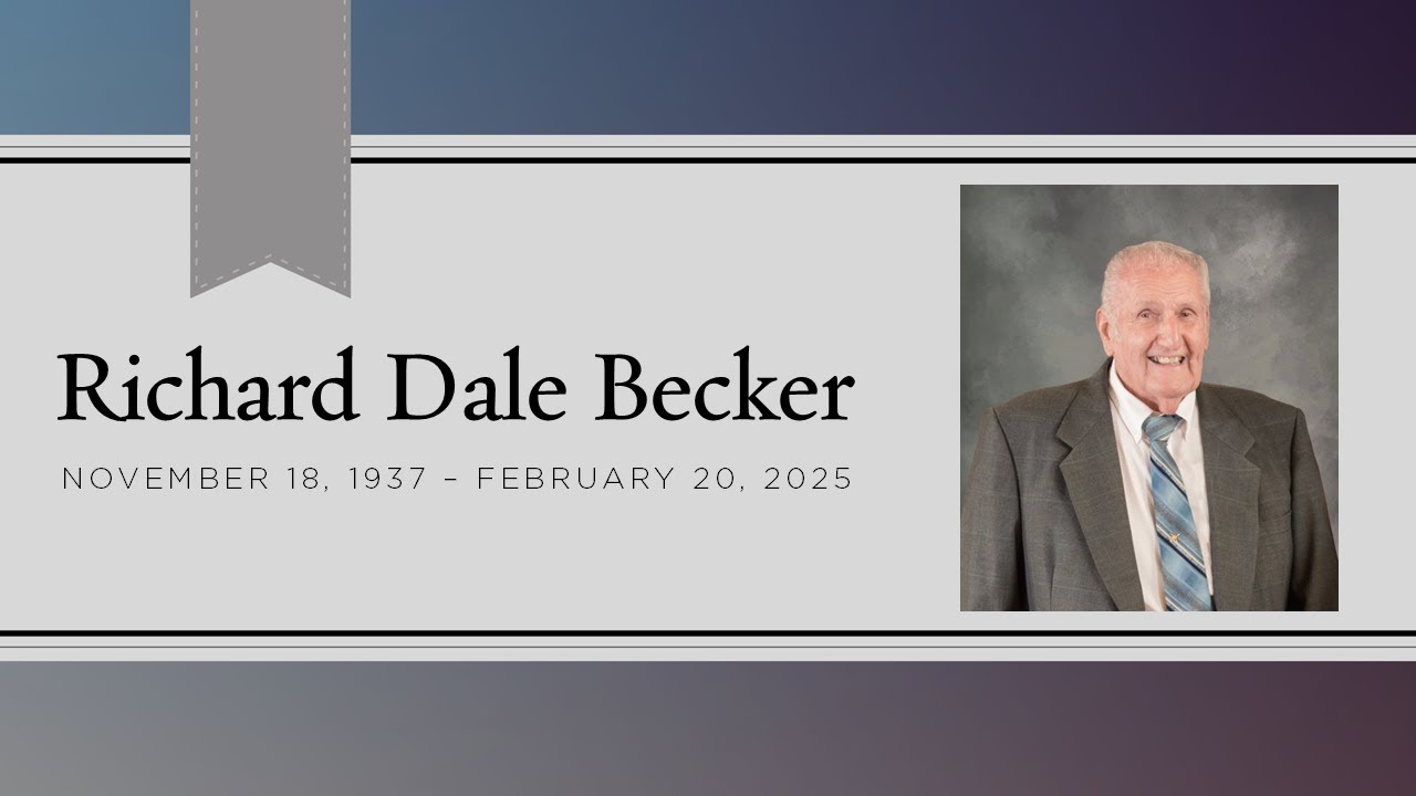 Richard Dale Becker Memorial Service