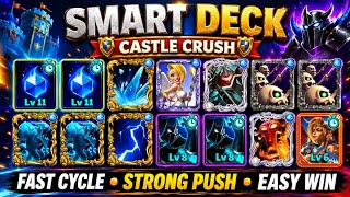New Smart 🤓 Deck Revealing! Castle Crush screenshot 2
