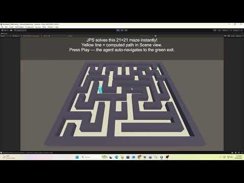 A* NexPath finding Maze Solve Demo