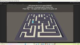 A* NexPath finding Maze Solve Demo