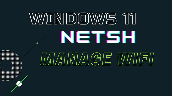 Manage WiFi with netsh in Windows 11 command prompt