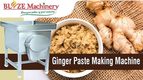 Ginger Paste Making Machine | Ginger Paste Machine | Ginger Paste Price | Blaze Machinery