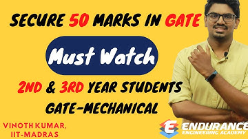 50 Marks in GATE Exam | GATE 2023 | Mechanical | EEA