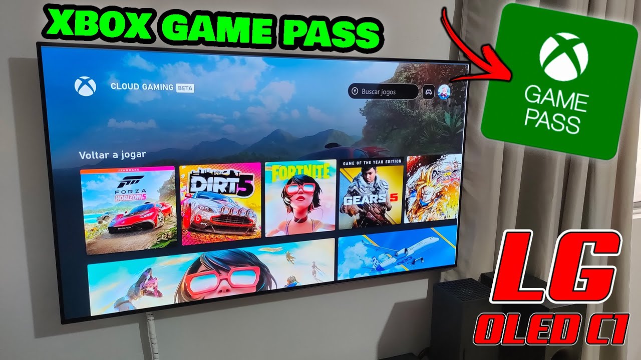 COMO CONECTAR XBOX GAMES PASS LG OLED C1 SEM APLICATIVO E SEM