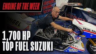 Larry 'Spiderman' McBride's Suzuki Top Fuel Motorcycle Engine