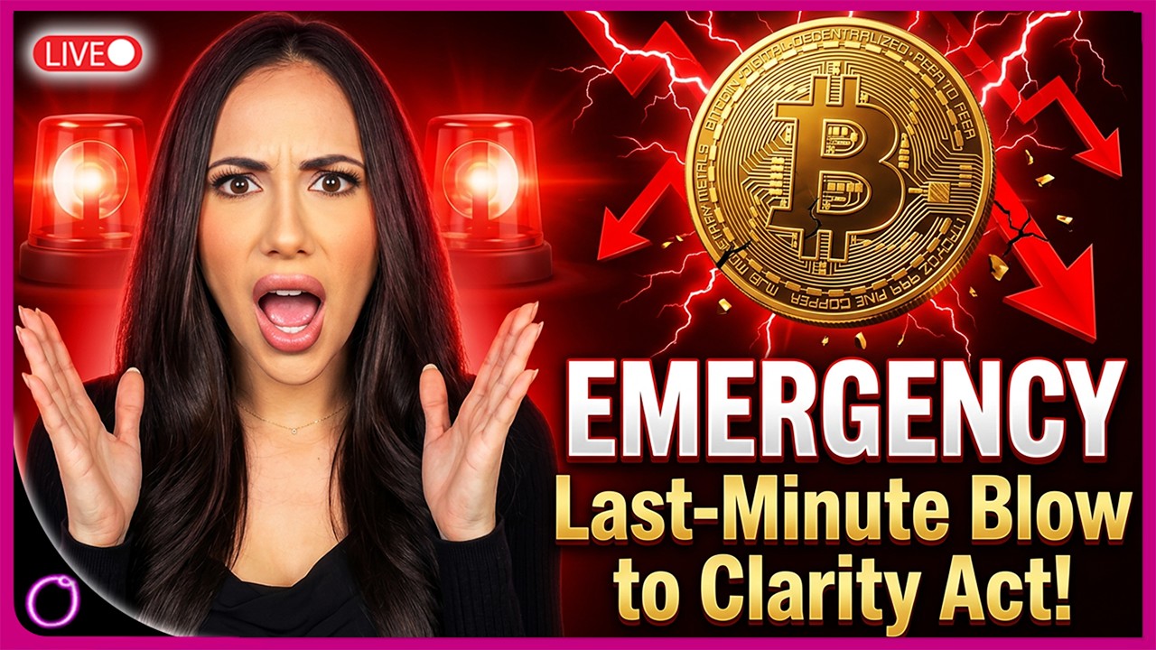 EMERGENCY Last-Minute Blow to Clarity Act! Bitcoin CRASH INCOMING?