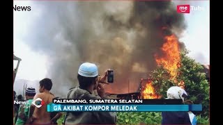 Kompor Gas Meledak, 7 Rumah di Palembang Hangus Terbakar - iNews Pagi 31/08
