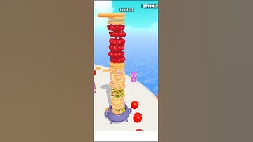 Pancake Run All Levels Gameplay Android and IOS #short level 177 🥞🍎🍌