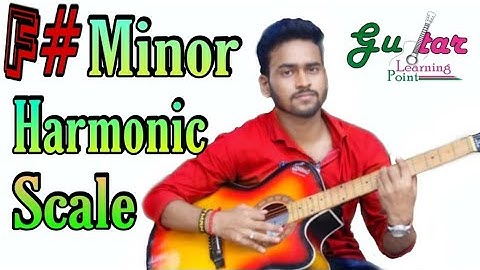 F# harmonic minor scale | guitar lesson | F# harmonic | how to play D# minor harmonic scale on guita