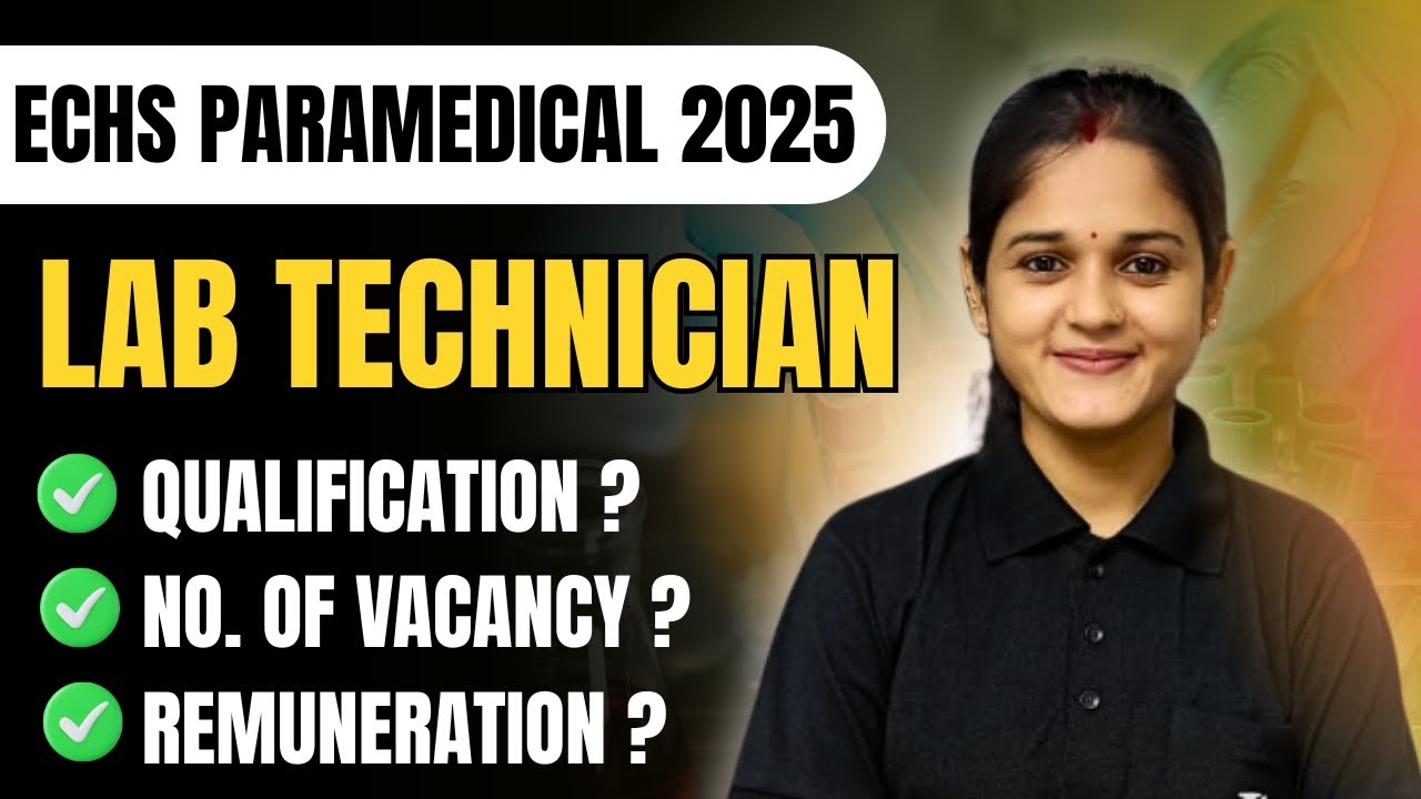 echs lab technician vacancy 2025 | PARAMEDICAL DELHI VACANCY |PARAMEDICAL VACANCY 2025 | PARAMEDICAL