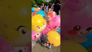 beli balon kucing orange dan panda pink lucu