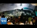 Indonesia shocking moment the tsunami struck as band performs