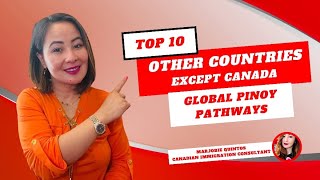 Top 10 Countries - Work Abroad from Philippines