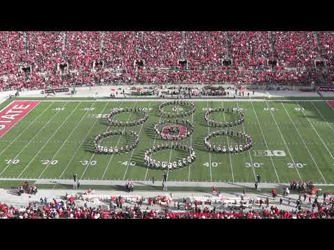 ohio state marching band broadway halftime show vs michigan state nov 20 2021 youtube