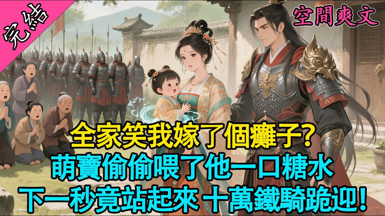 【一口氣聽完】🔥惡毒繼母逼嫁癱瘓廢王爺？三歲萌娃喂下一顆靈泉糖豆，輪椅王爺竟猛然站起，召集十萬鐵騎踏平渣女娘家！#有聲書 #爽文 #小說 #萌娃 #大女主 #原創 #甜宠