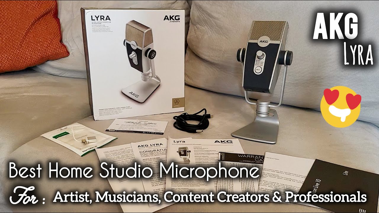 Распаковка AKG Lyra — лучший USB-микрофон от Akustische und Kino-Geräte (AKG)