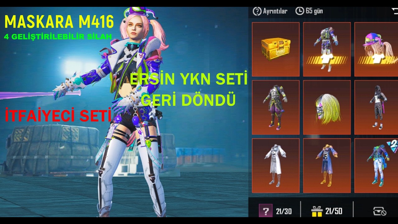 MASKARA M416 GERİ DÖNDÜ HEPSİ TEK SANDIKTA PUBG MOBİLE