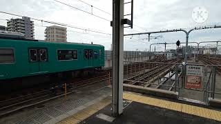 加古川駅 103系発車 2023.07.15