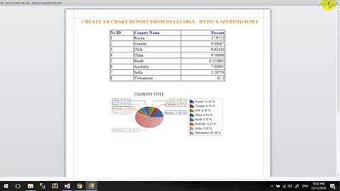 [DEVEXPRESS] CREATE XR CHART INTO REPORT USE DATATABLE