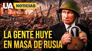 ¿PRONTO MOVILIZACIÓN 40 mil rusos HUYERON a Georgia | Putin toma el negocio como REHÉN