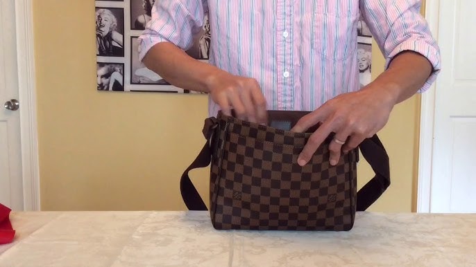 louis vuitton district mm macassar monogram Messenger Bag Authentic