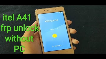 Itel A41 FRP unlock | all itel mobile FRP unlock | without computer
