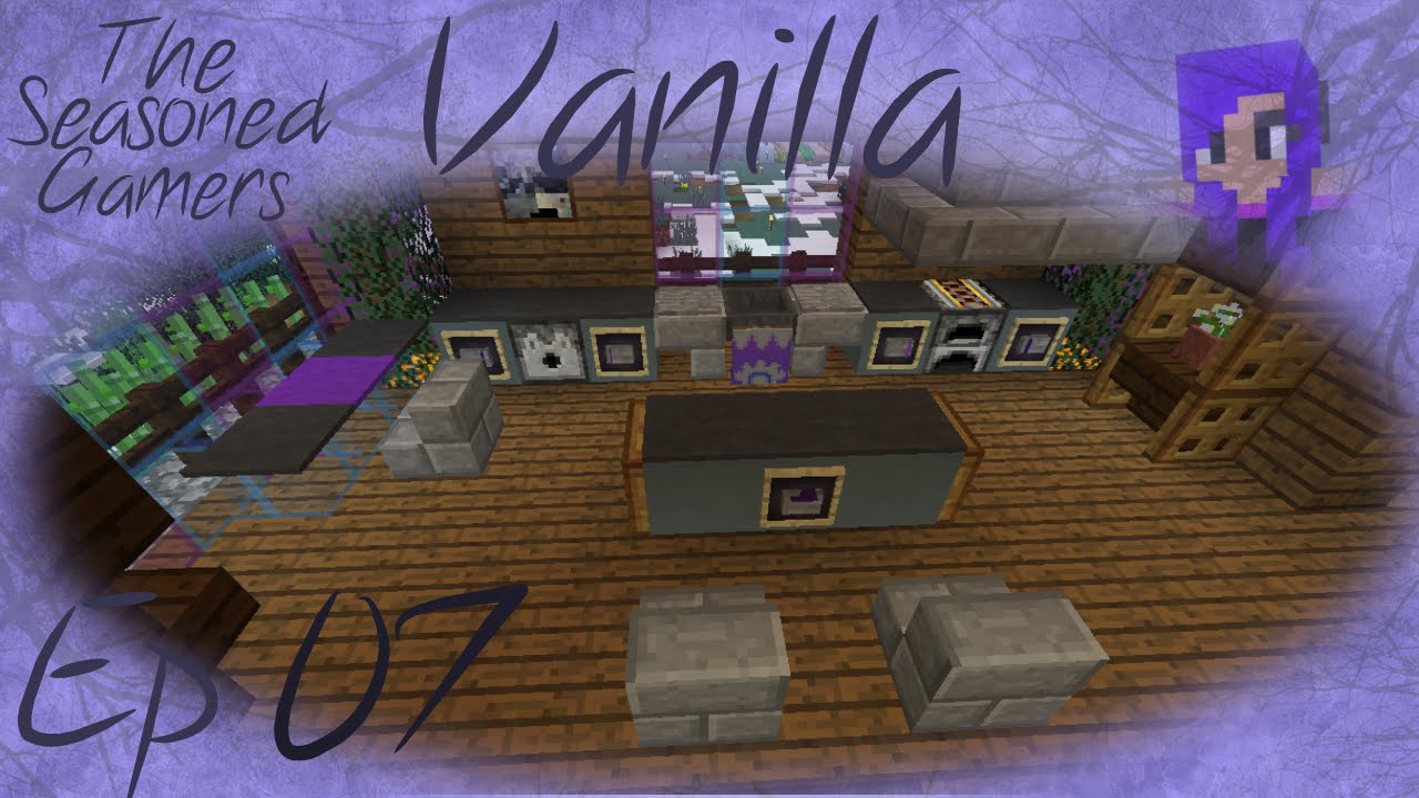 Minecraft 1.10: The Seasoned gamers server, Kitchen design (Ep07)