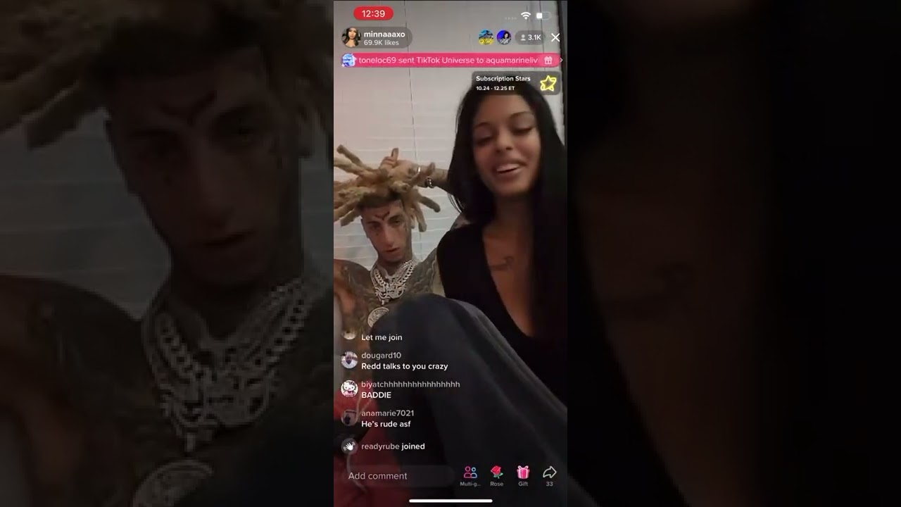 Island boy Redd told his girlfriend she’s a nobody while live 😭😭