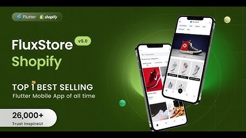 FluxStore Shopify app⚡️Preview it on FluxBuilder app builder (Flutter E-Commerce App)