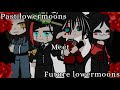 Past lowermoons meet the future ones||demon king tanjiro AU||original||rushed/bad