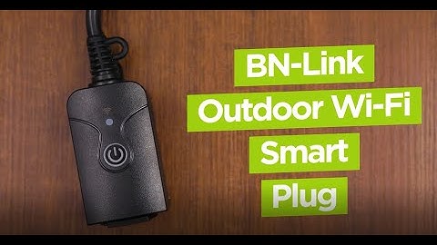 BN-LINK Smart Wi-Fi Plug Outlet, Remote Control by App, Weatherproof, Requires 2.4 GHz Wi-Fi