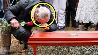 Grandfather Leans Against The Coffin & Hears Something ODD. He Starts To Panic When THIS Happens!