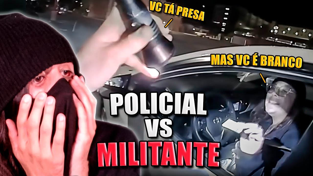 MILITANTE BEBA VS POLICIAIS