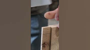 Hand Cutting A Tenon