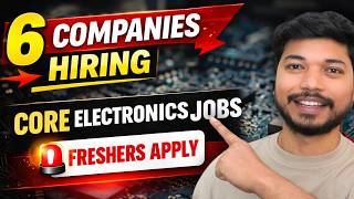 Electronics & Electrical Jobs 2026 🔥 6 Companies Hiring | Apply Now