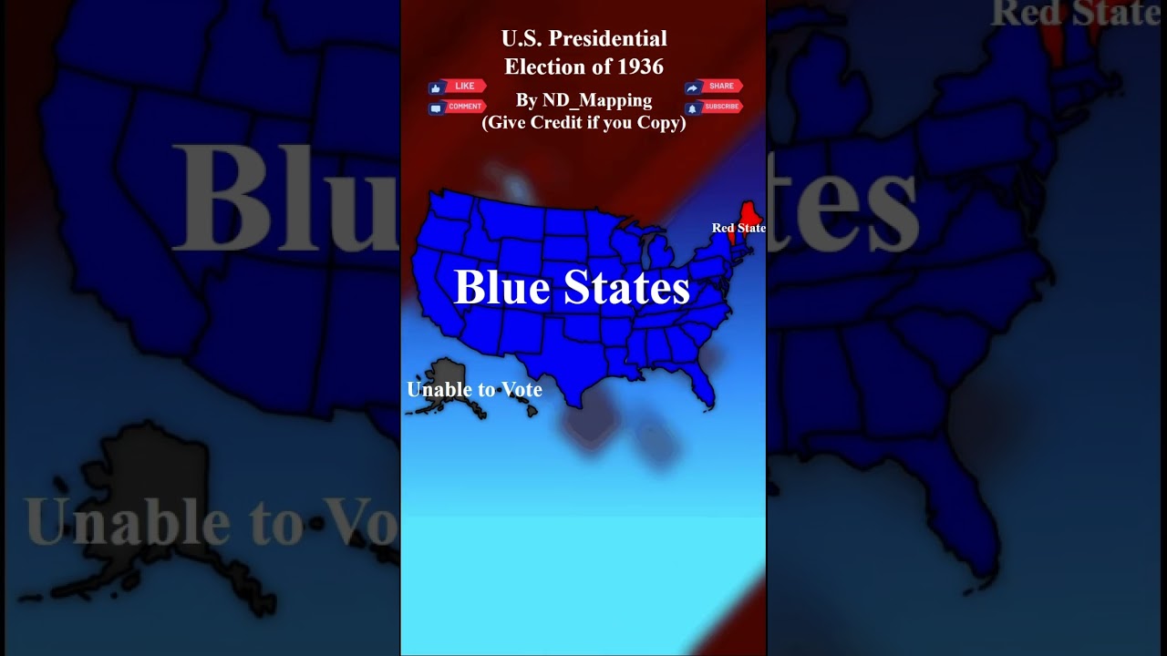 U.S. Presidential Election of 1936 