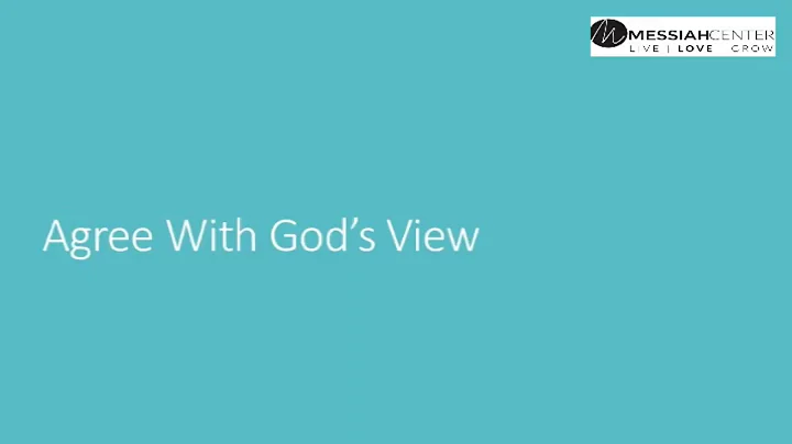 Pastor Tamara Nichols "Agree with God's View"