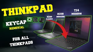 How to Remove Keyboard Keycaps on ANY Thinkpad Keyboard