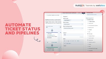 How to automate ticket status and pipeline in HubSpot